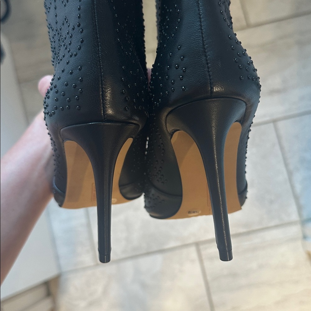 Vince Camuto Black Ankle Booties - Picture 6 of 6